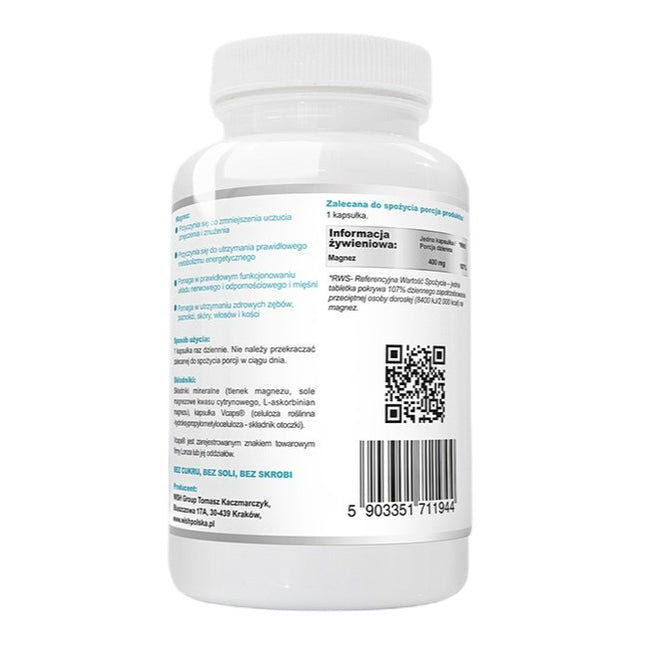 Progress Labs Magnesium Trio Complex suplement diety 120 kapsułek