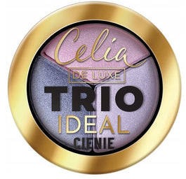 Celia De Luxe Trio Ideal prasowane cienie do powiek