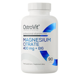 OstroVit Cytrynian Magnezu 400 mg + B6 suplement diety 90 tabletek