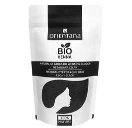 ORIENTANA Bio Henna naturalna farba do włosów długich Hebanowa Czerń 100g
