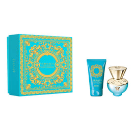 Versace Dylan Turquoise Pour Femme zestaw woda toaletowa spray 30ml + żel do ciała 50ml