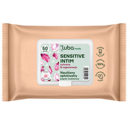 Luba Family Sensitive Intim nawilżany papier toaletowy 50szt