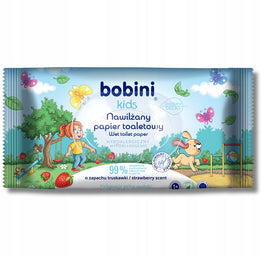 Bobini Kids nawilżany papier toaletowy 50szt