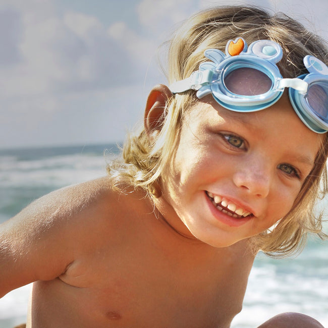 Sunnylife Sonny the Sea Creature okulary pływackie dla dzieci Blue