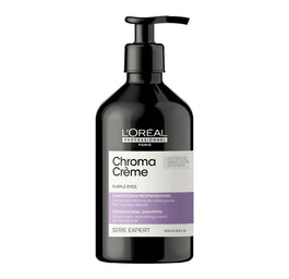 L'Oreal Professionnel Serie Expert Chroma Creme Purple Shampoo kremowy szampon do neutralizacji żółtych tonów na włosach blond 500ml