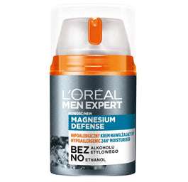 L'Oreal Paris Men Expert Magnesium Defense hipoalergiczny krem nawilżający 50ml