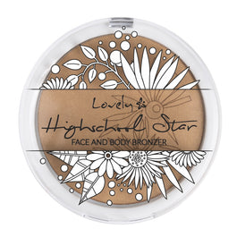 Lovely Highschool Star Bronzer satynowy bronzer do twarzy i ciała 16g