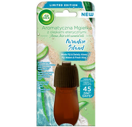 Air Wick Paradise Island Aromatyczna Mgiełka z Olejkami Eterycznymi wkład do automatycznego odświeżacza Woda Fiji & Świeży Aloes 20ml