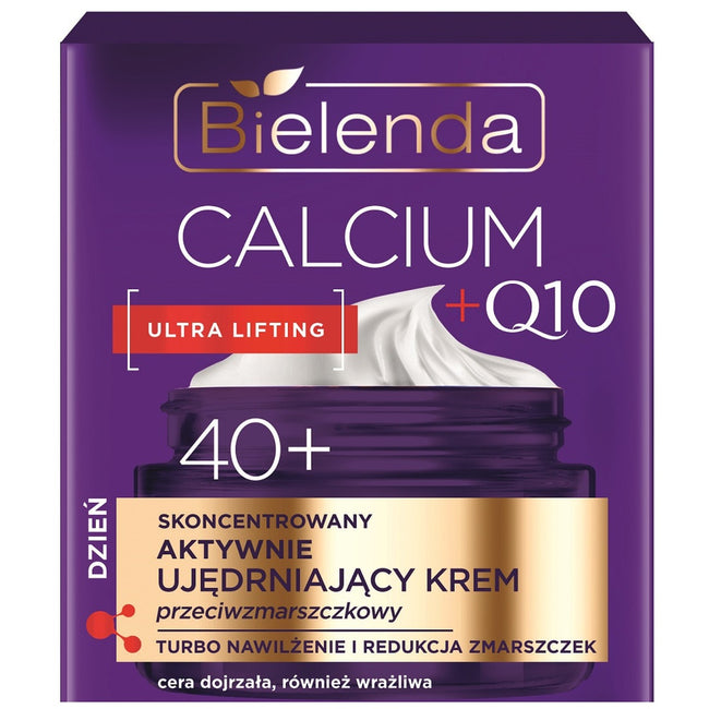 Bielenda Calcium + Q10 skoncentrowany aktywnie ujędrniający krem przeciwzmarszczkowy na dzień 40+ 50ml