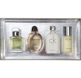 Calvin Klein Men Mini zestaw Eternity woda toaletowa 15ml + Obsession woda toaletowa 15ml + CK One woda toaletowa 15ml + Escape woda toaletowa 15ml