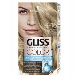 Gliss Color Care & Moisture farba do włosów 9-16 Ultra Jasny Chłodny Blond