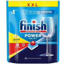 Finish Power All in 1 tabletki do zmywarki Lemon 72szt