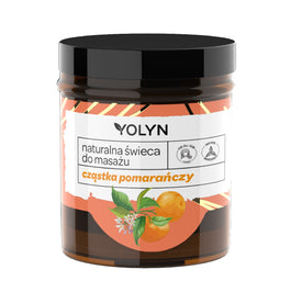 Yolyn Naturalna świeca do masażu Cząstka Pomarańczy 120ml