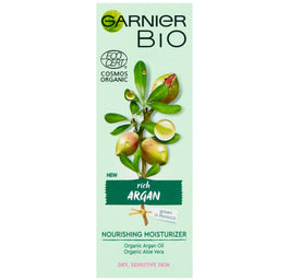 Garnier Bio Rich Argan Nourishing Moisturizer Cream odżywczy krem nawilżający do skóry suchej i wrażliwej 50ml