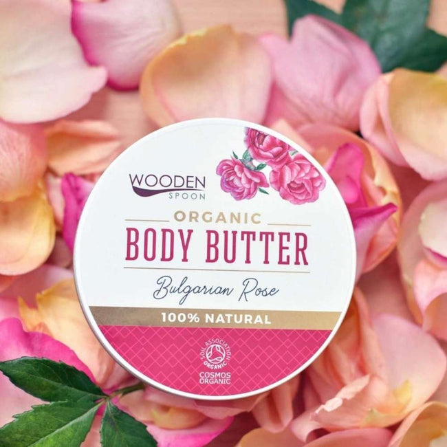Wooden Spoon Organic Body Butter organiczne masło do ciała Bulgarian Rose 100ml