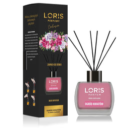 LORIS Reed Diffuser dyfuzor zapachowy z patyczkami Ogród Kwiatów 120ml