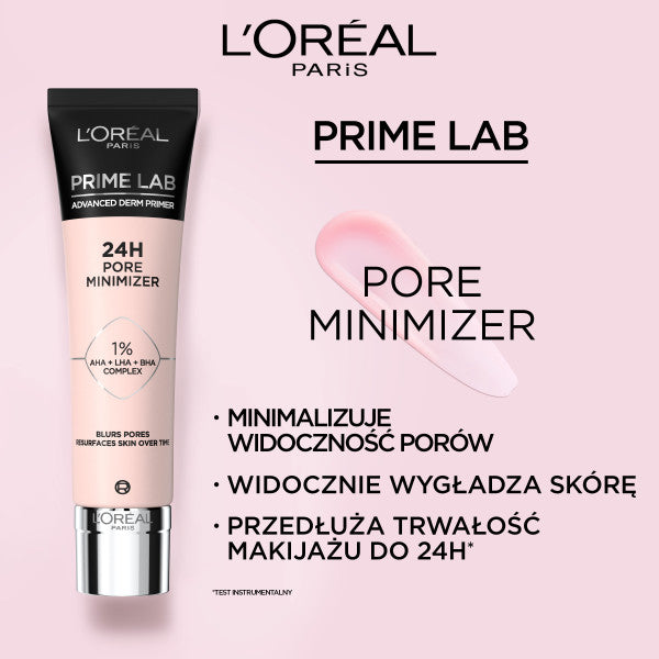 L'Oreal Paris Prime Lab 24h Pore Minimizer Primer baza minimalizująca widoczność porów 30ml