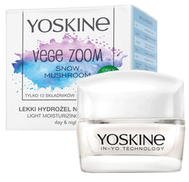 Yoskine Vege Zoom lekki hydrożel nawilżający na dzień i na noc Snow Mushroom 50ml