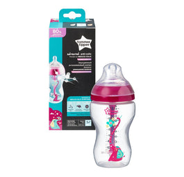 Tommee Tippee Closer To Nature Advanced Anti-Colic butelka antykolkowa 3m+ Girl 340ml