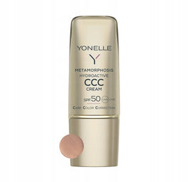 Yonelle Metamorphosis Hydroactive CCC Cream SPF50 hydroaktywny krem koloryzujący do twarzy 03 Gold Tan 30ml