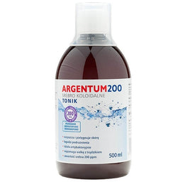 Aura Herbals Argentum 200 tonik do twarzy 200PPM Srebro Koloidalne 500ml