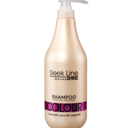 Stapiz Sleek Line Colour Shampoo szampon z jedwabiem do włosów farbowanych 1000ml