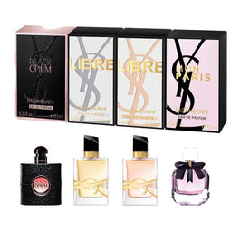Yves Saint Laurent Miniature Collection zestaw Black Opium woda perfumowana spray 7.5ml + Libre woda perfumowana spray 7.5ml + Mon Paris woda perfumowana spray 7.5ml + Libre woda toaletowa spray 7.5ml