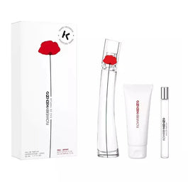Kenzo Flower by Kenzo zestaw woda perfumowana spray 50ml + miniatura wody perfumowanej 10ml + balsam do ciała 75ml