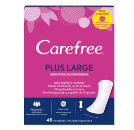 Carefree Plus Large wkładki higieniczne Light Scent 46szt.