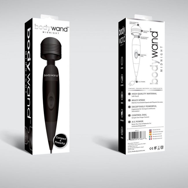Bodywand Midnight Plug-In Wand Massager masażer typu wand Black