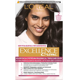 L'Oreal Paris Excellence Creme farba do włosów 2 Bardzo Ciemny Brąz