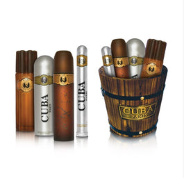 Cuba Original Cuba Gold zestaw woda toaletowa spray 100ml + woda toaletowa spray 35ml + dezodorant spray 200ml + woda po goleniu spray 100ml