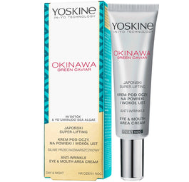 Yoskine Okinawa Green Caviar krem pod oczy na powieki i wokół ust 15ml