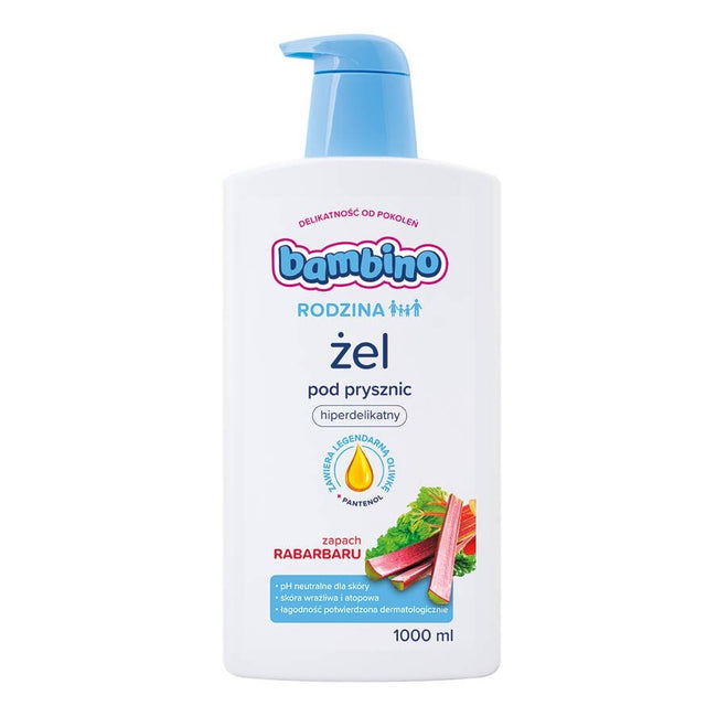 Bambino Rodzina żel pod prysznic hiperdelikatny Rabarbar 1000ml
