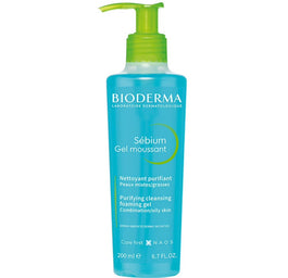 Bioderma Sebium Gel Moussant antybakteryjny żel do mycia twarzy do cery tłustej i mieszanej 200ml