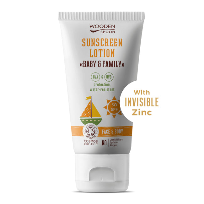 Wooden Spoon Baby & Family Sunscreen Lotion balsam do opalania dla dzieci i całej rodziny SPF30 150ml