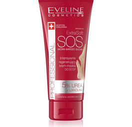 Eveline Cosmetics Extra Soft SOS intensywnie regenerujący krem-maska do stóp 5% urea + lanolina 100ml