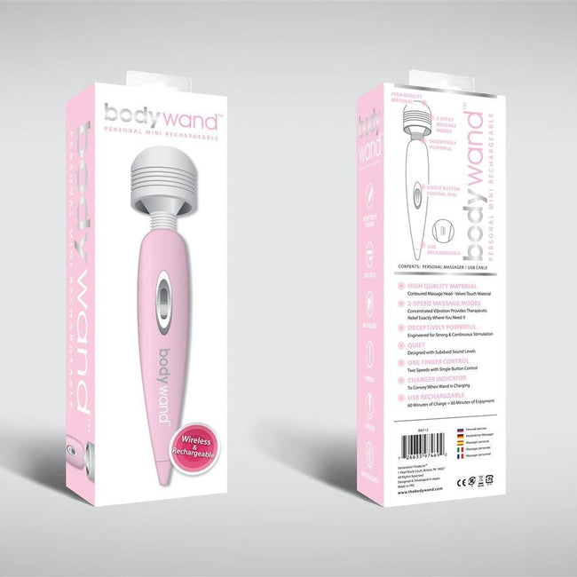 Bodywand Rechargeable USB Wand Massager masażer typu wand Pink
