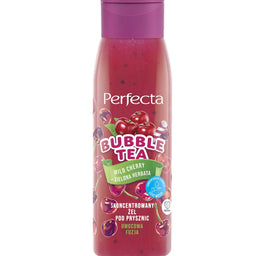 Perfecta Bubble Tea skoncentrowany żel pod prysznic Wild Cherry + Zielona Herbata 400ml