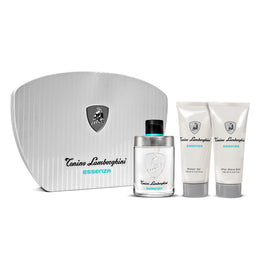 Tonino Lamborghini Essenza zestaw woda toaletowa spray 125ml + balsam po goleniu 150ml + żel pod prysznic 150ml