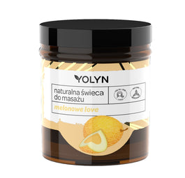 Yolyn Naturalna świeca do masażu Melonowe Love 120ml