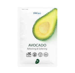 Stay Well Climate Neutral Face Mask odświeżająca i zmiękczająca maska na twarz w płachcie Avocado 23g