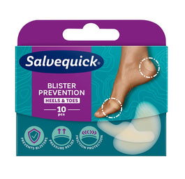 Salvequick Blister Prevention plastry na pęcherze i otarcia (pięty i palce) 10szt.