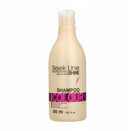 Stapiz Sleek Line Colour Shampoo szampon z jedwabiem do włosów farbowanych 300ml