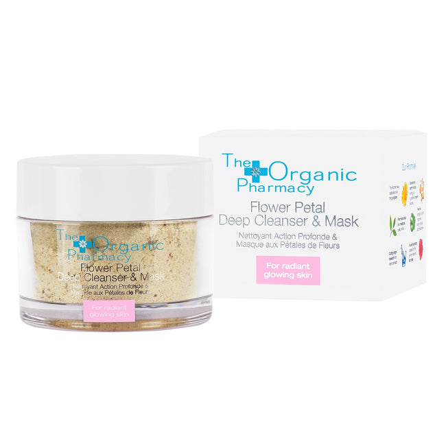 The Organic Pharmacy Flower Petal Deep Cleanser & Mask oczyszczająca maska do twarzy 60g