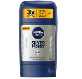 Nivea Men Silver Protect antyperspirant w sztyfcie 50ml