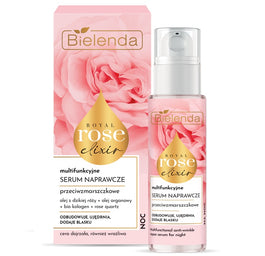 Bielenda Royal Rose Elixir multifunkcyjne serum naprawcze na noc 30ml