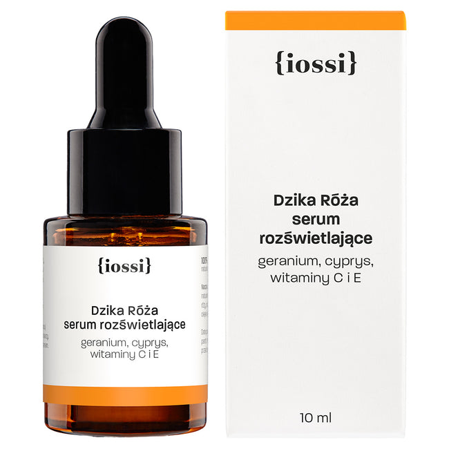 Iossi Dzika Róża serum rozświetlające z geranium cyprysem witaminami C i E 10ml