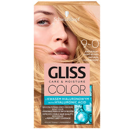 Gliss Color Care & Moisture farba do włosów 9-0 Naturalny Jasny Blond