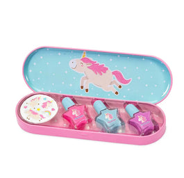 Martinelia Unicorn Sweet Dreams Nail Set zestaw lakier do paznokci 3szt. + naklejki